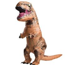 Fantasia inflável de dinossauro Halloween Blowup Outfit Cosplay Desenho Animado Animal Boneca Fantasia Adultos