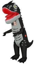 Fantasia inflável de dinossauro Mike para crianças e cosplay de Halloween