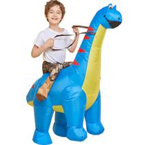 Fantasia inflável de dinossauro One Casa Diplodocus T Rex Kids Fantasia inflável de dinossauro One Casa Diplodocus T Rex Kids