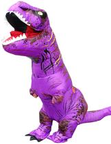 Fantasia inflável de dinossauro T-Rex MENGKAO para Halloween para adultos