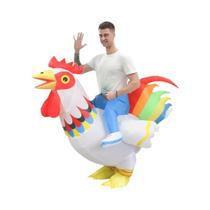Fantasia Inflável De Galo Colorido Para Halloween, Festa, Cosplay E Adereços De Performance Animal