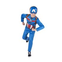 Fantasia Jazwares Captain America Official Youth com máscara