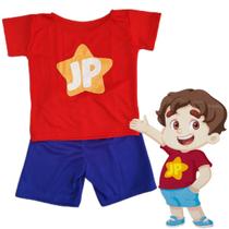 Fantasia JP Irmão Maria Clara Youtubers Roupa Infantil P M G