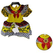 Fantasia junina bebe caipirinha girassol tamanho gg
