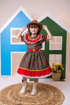 Fantasia Junino Princesa Cangaceira/Maria Bonita Fantasia Junino Princesa Cangaceira/Maria Bonita