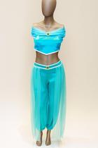 Fantasia Juvenil Adulto Jasmine Odalisca Carnaval Halloween