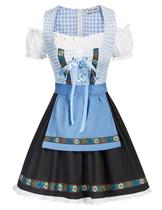 Fantasia Kate Kasin Dirndl Vestido Avental da Oktoberfest da Baviera Fantasia Kate Kasin Dirndl Vestido Avental da Oktoberfest da Baviera