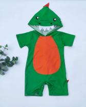 Fantasia Kigurumi Dinossauro Infantil Bebê Criança Festa