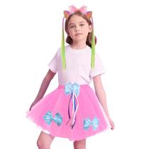 Fantasia Kit Infantil Menina Unicórnio Infantil Tiara Cabelo Saia Tule Fashion Laço Arquinho Festa Aniversário Dia das Crianças Fantasia Kit Infantil Menina Unicórnio Infantil Tiara Cabelo Saia Tule Fashion Laço Arquinho Festa Aniversário Dia das Crianças