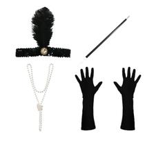 Fantasia Kit Melindrosa Gangster Mafia Cabaret Anos 60 Pinup Brilhantina Carnaval Bloquinho