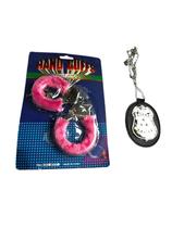 Fantasia Kit Policial Feminino Algema pelúcia e Distintivo Fantasia Kit Policial Feminino Algema pelúcia e Distintivo