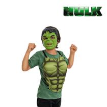 Fantasia Kit Vingadores Peitoral e Mascara Hulk 02pçs 01 Unidade Regina Rizzo Fantasia Kit Vingadores Peitoral e Mascara Hulk 02pçs 01 Unidade Regina Rizzo