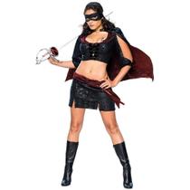 Fantasia Lady Zorro Sassy - Tamanho XS - Oficial