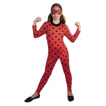 Fantasia Ladybug Infantil Luxo com Acessórios