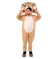 Fantasia Leão Infantil Safári Completa com Juba Animais Sulamericana Fantasia Leão Infantil Safári Completa com Juba Animais Sulamericana
