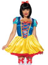 Fantasia Leg Avenue Mini Vestido Branca de Neve Médio Grande Fantasia Leg Avenue Mini Vestido Branca de Neve Médio Grande