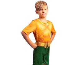 Fantasia luxo aquaman infantil original - supermagia