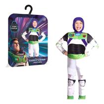 Fantasia Luxo Macacão Capuz Lightyear Disney Pixar Tam M