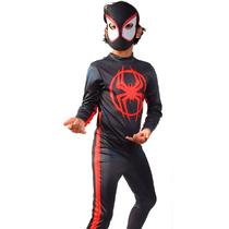 Fantasia Macacão Homem Aranha Miles Morales Infantil Tam P Fantasia Macacão Homem Aranha Miles Morales Infantil Tam P