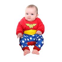 Fantasia Macacão Mulher Maravilha Bebê - Original Fantasia Macacão Mulher Maravilha Bebê - Original
