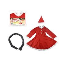 Fantasia Mamãe Noel Adulto Completa 5 peças Fantasia Mamãe Noel Adulto Completa 5 peças