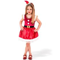 Fantasia Mamãe Noel Infantil pra Menina Vestido Veludo de Natal Fantasia Mamãe Noel Infantil pra Menina Vestido Veludo de Natal