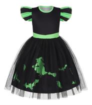 Fantasia Marendyee Black Witch Dress Girl Halloween 5-6 anos