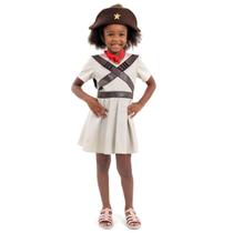 Fantasia Maria Bonita Infantil Vestido Junino Cangaceira Com Chapéu Fantasia Maria Bonita Infantil Vestido Junino Cangaceira Com Chapéu