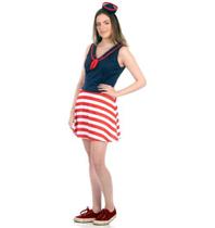 Fantasia Marinheira Sete Mares Heat Girls - Sulamericana Fantasia Marinheira Sete Mares Heat Girls - Sulamericana