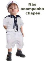 Fantasia Marinheiro P/ Bebê E Infantil P/ Festas E Batizado - anjo da mamãe