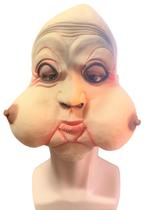 Fantasia Máscara cara de Peito Seios engraçado pegadinha - Lynx produções