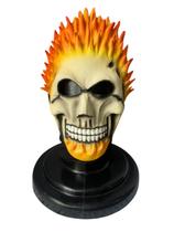 Fantasia Máscara Caveira de fogo Homem de fogo de látex