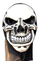 Fantasia Máscara Caveira Maquiavélica assustadora de Látex Fantasia Máscara Caveira Maquiavélica assustadora de Látex
