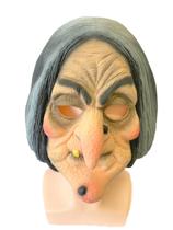 Fantasia Máscara de Bruxa assustadora cabeça inteira