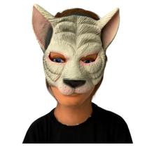 Fantasia Máscara de Gata Gatinha Gato Látex metade do rosto