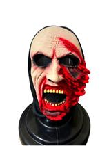 Fantasia Máscara de látex Face estourada terror p/ eventos