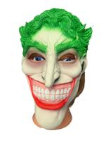 Fantasia Máscara Joker Coringa Palhaço de látex Festa terror - Lynx produções