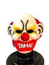 Fantasia Máscara Palhaço assustador c/ cabelo Diabólico