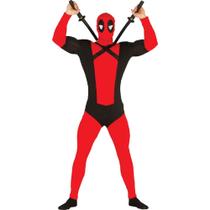 Fantasia Masculina Adulta Spandex Anti Herói de Luxo Cosplay com Máscara de Carnaval e Halloween Fantasia Masculina Adulta Spandex Anti Herói de Luxo Cosplay com Máscara de Carnaval e Halloween