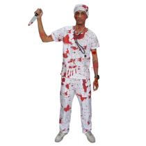 Fantasia Médico Halloween Adulto Masculino Fantasia Médico Halloween Adulto Masculino