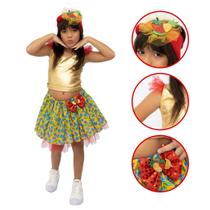 Fantasia Menina Carnaval Baianinha Miranda Infantil Festa Fantasia Menina Carnaval Baianinha Miranda Infantil Festa