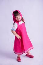Fantasia Menina da Floresta Pink Muvile 3772 Fantasia Menina da Floresta Pink Muvile 3772