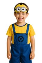 Fantasia Menino Personagem Minion Com Máscara