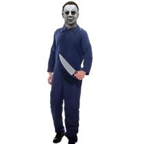 Fantasia Michael Myers Adulta Masculina Cosplay de Halloween