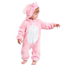 Fantasia MICHLEY Baby Romper Winter Flannel Pink Pig 13-18M Fantasia MICHLEY Baby Romper Winter Flannel Pink Pig 13-18M