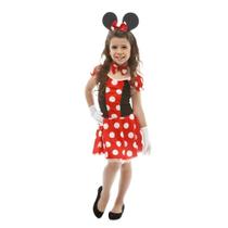 Fantasia Minnie Feminina Infantil