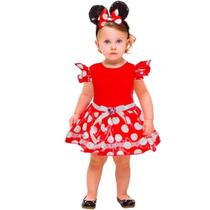 Fantasia Minnie Mouse Baby Disney Para Bebe de 0 a 1 ano - Rubies