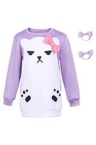 Fantasia Mira Demon Anime Cosplay Pijama Purple Bear Teens