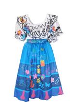 Fantasia Mirabel Encanto Infatil e Adulto Familia Madrigal Traje Costume Ana Fantasias