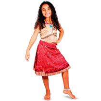 Fantasia Moana 2 Infantil Clássica Com Colar Original Disney P 2 - 4